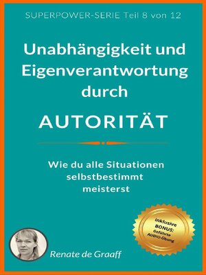 cover image of AUTORITÄT--Unabhängigkeit & Eigenverantwortung